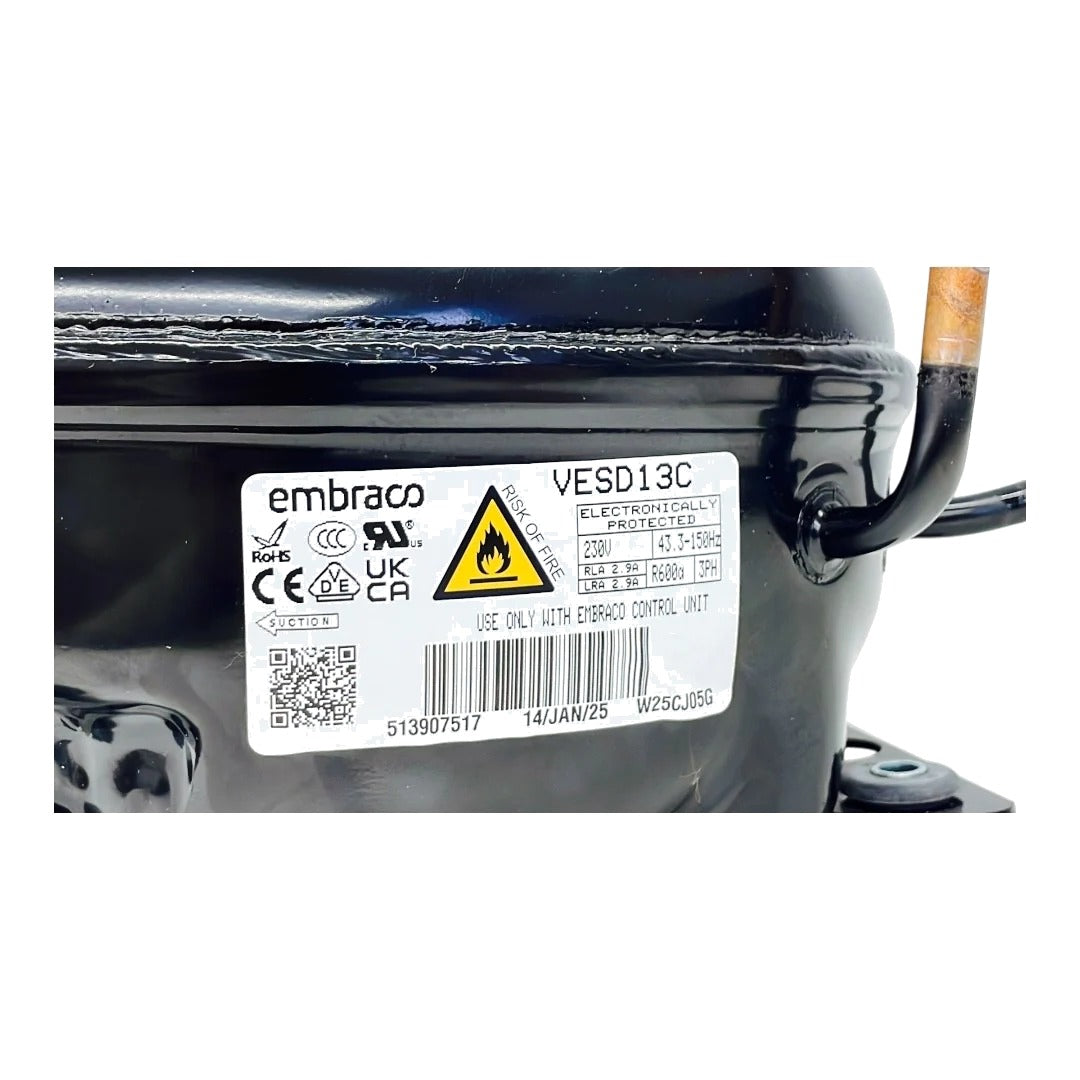 Whirlpool Refrigerator Compressor VESD13C, W11758078, W11758994