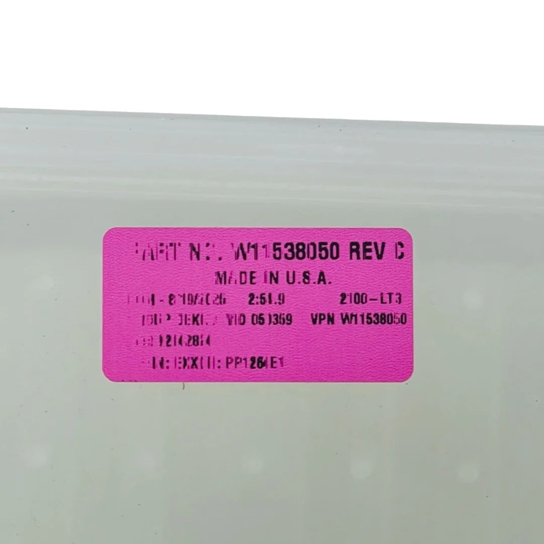 Whirlpool Washer Dispenser Drawer Housing W11538050