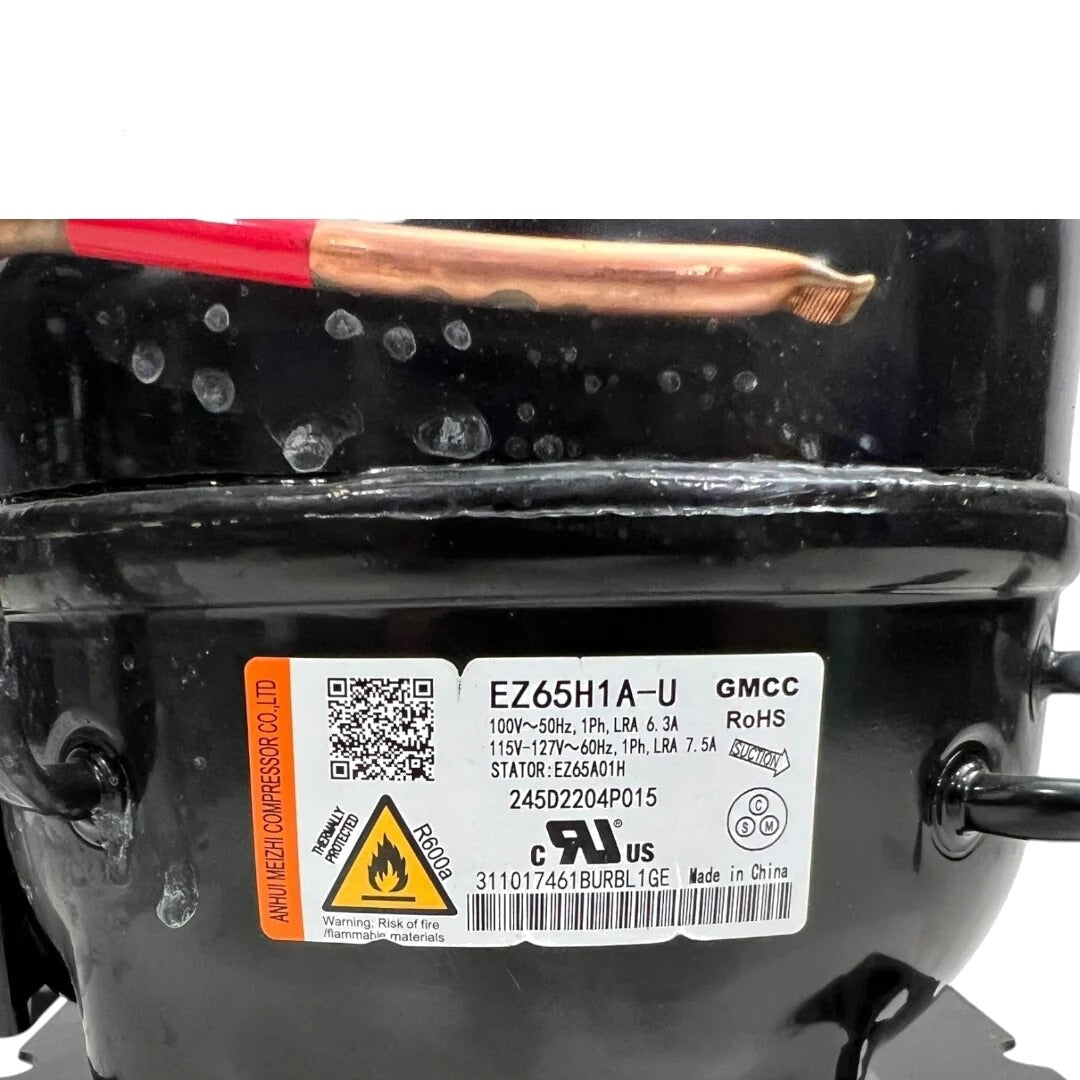 GE Refrigerator Compressor EZ65H1A-U, WR87X37849, WR87X31765