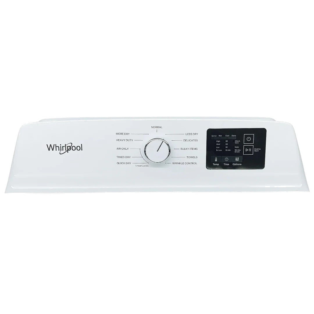 Whirlpool Dryer Control Panel Assembly W11675677, W11686055, W11783797