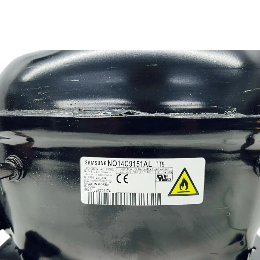 Samsung Refrigerator Compressor NO14C9151ALTT9, NO14C9151AL TT9