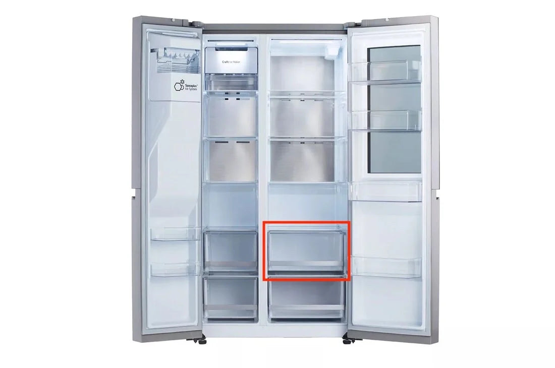 LG Refrigerator Crisper Drawer Tray, Middle AJP76401601