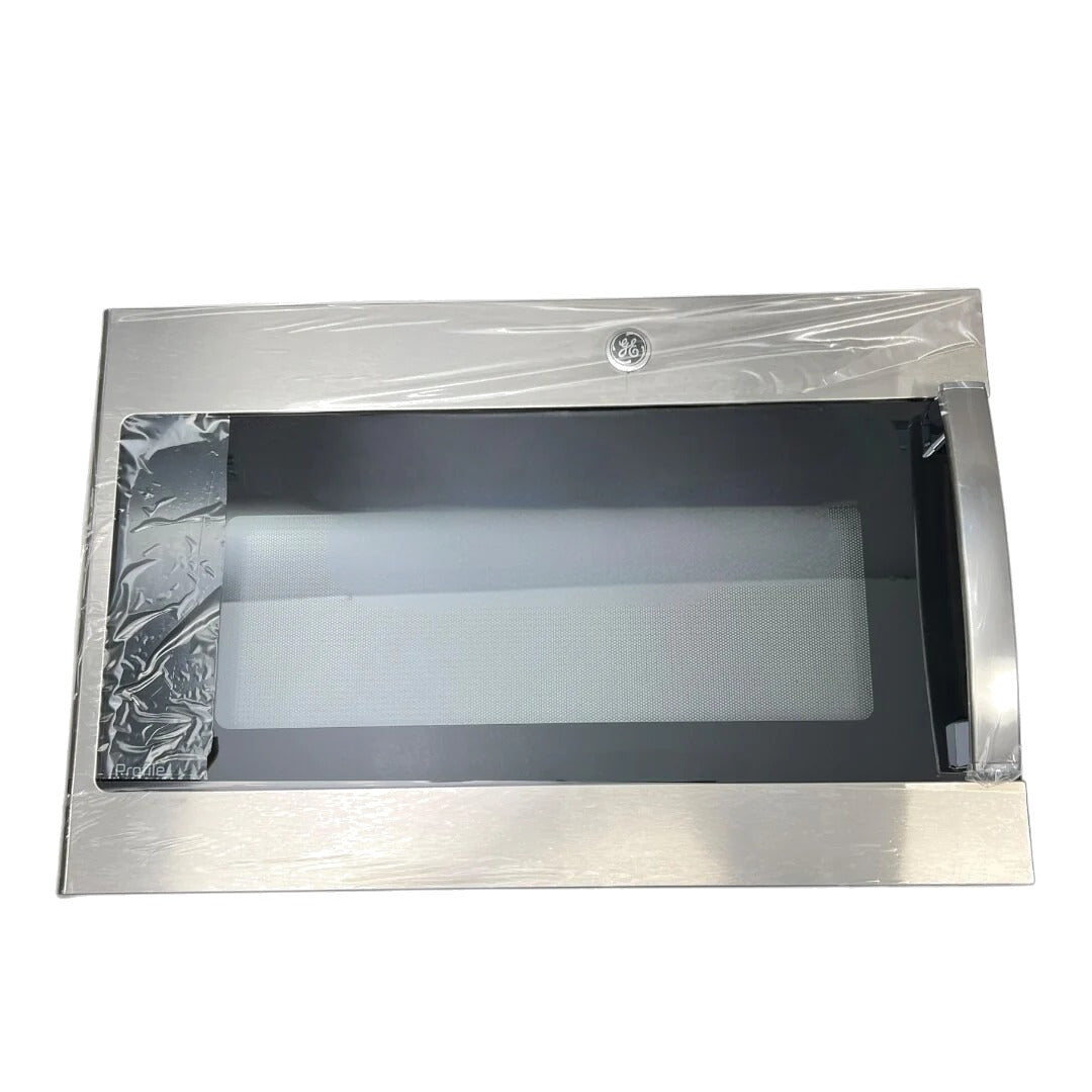 GE Profile Microwave Door Assembly WB56X27063, WB56X34800