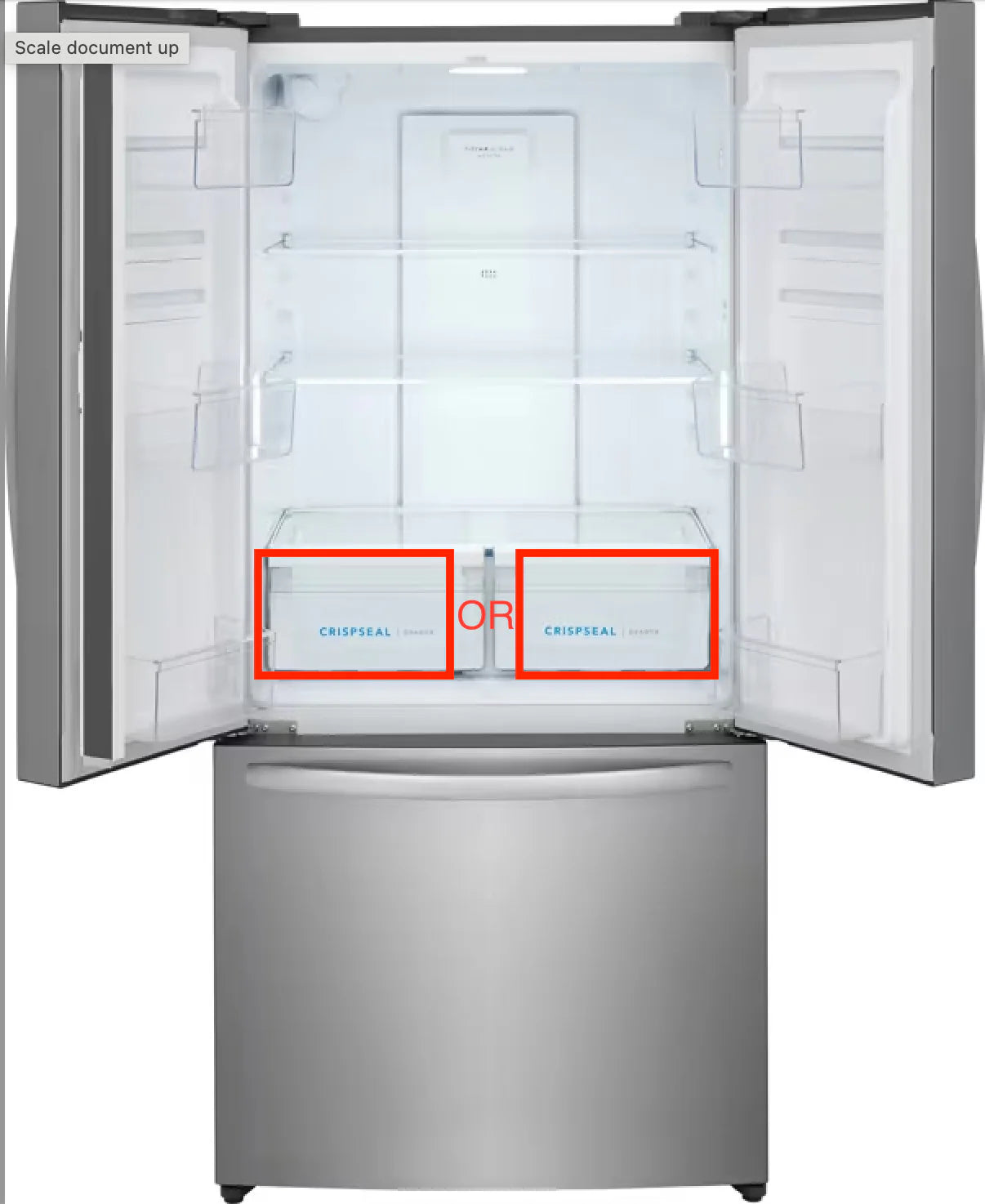 Frigidaire FRFG1723AV Refrigerator Drawer 5304529193