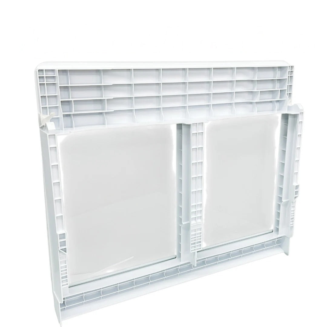 GE Refrigerator Crisper Shelf Assembly WR32X31147, WR32X31471, WR32X21260