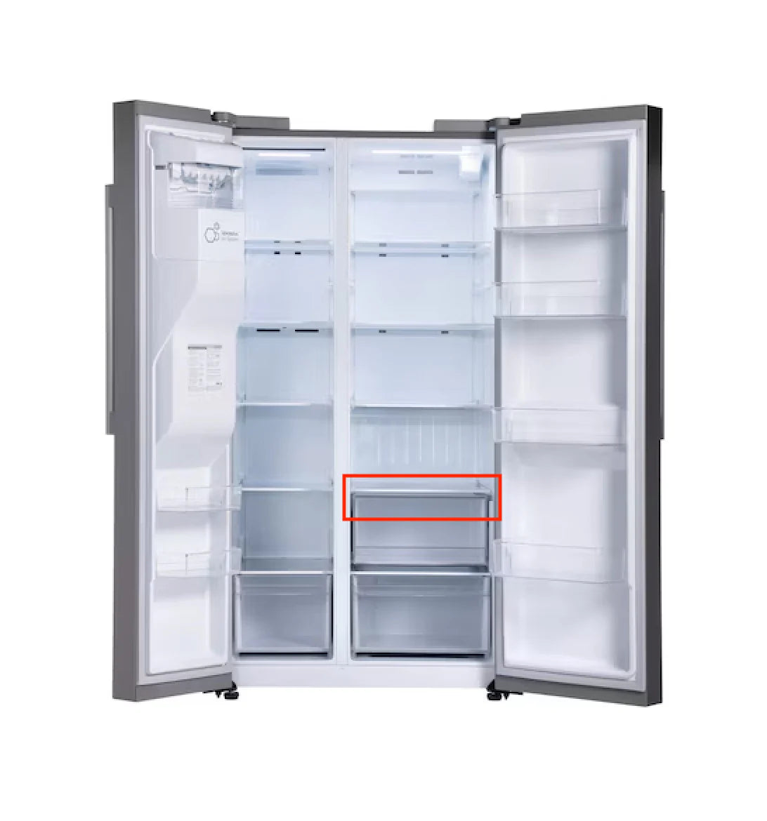 LG LS27T3230S Refrigerator Glass Shelf, Middle