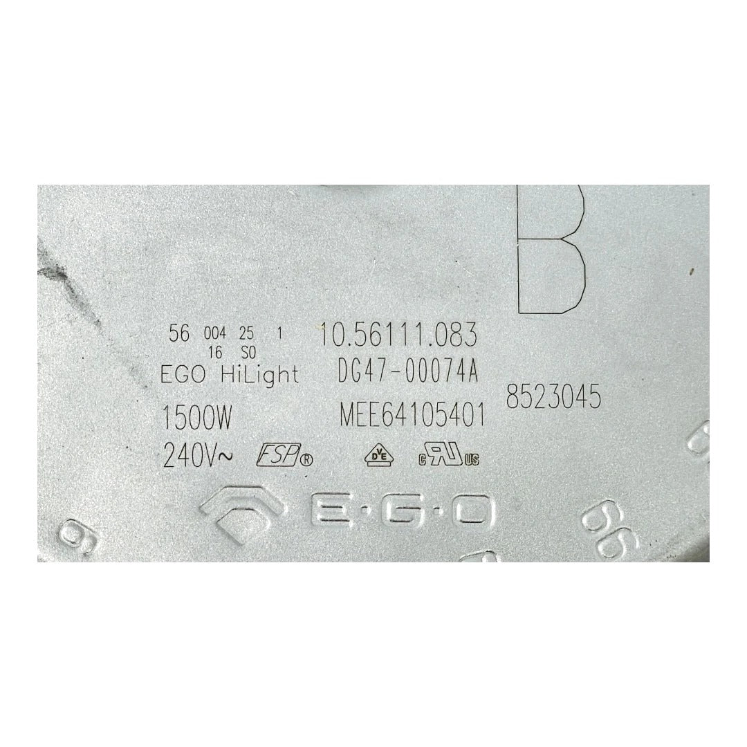 Samsung Range Oven Dual Radiant Surface Element DG47-00074A