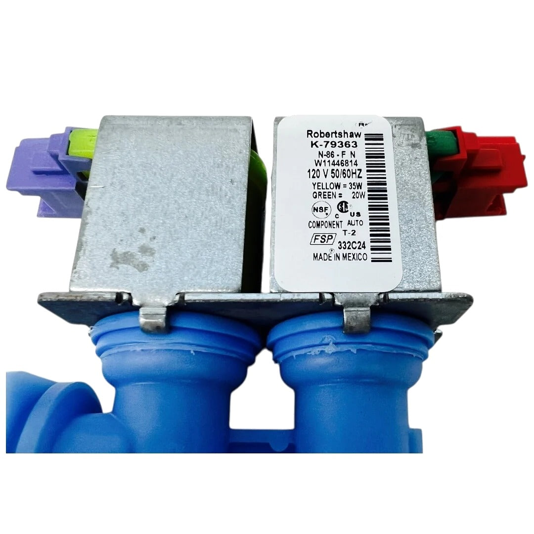 Whirlpool Refrigerator Water Inlet Valve W11446814, W11548535