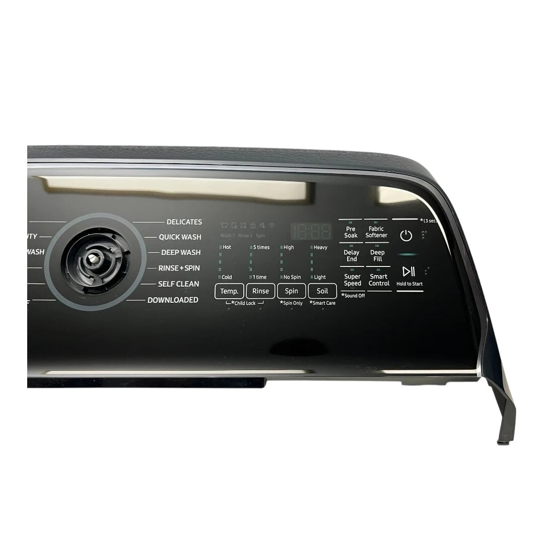 Samsung WA54CG7150AD Washer Control Panel ( Brushed Navy ) DC97-23278R