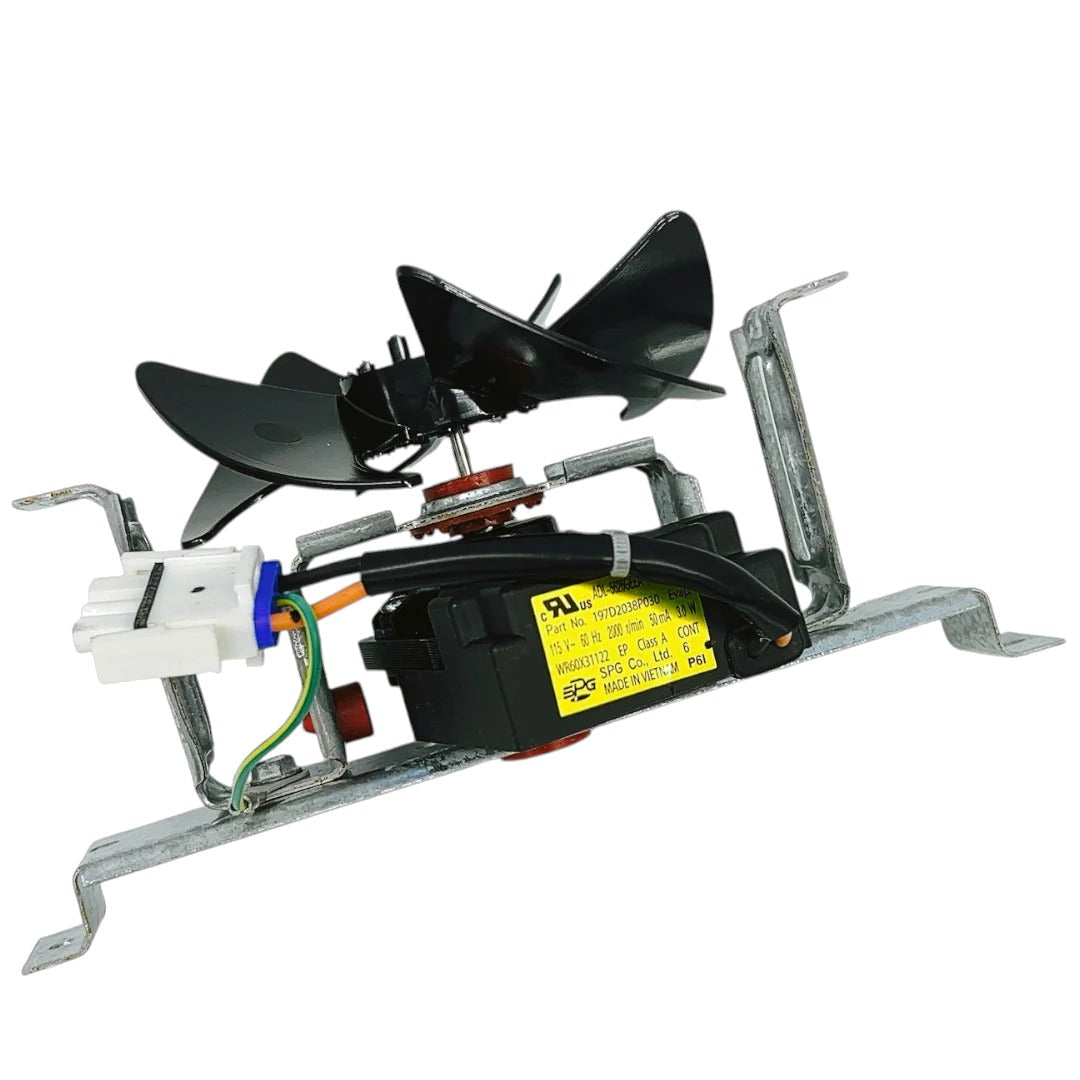 GE Refrigerator Evaporator Fan Motor WR60X31522, WR60X46086, WR60X10204