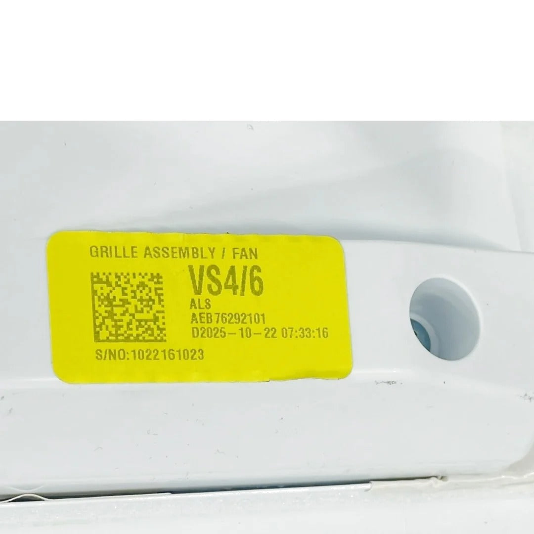 LG LRSOS2706S Refrigerator Fan Grille Assembly AEB76292101