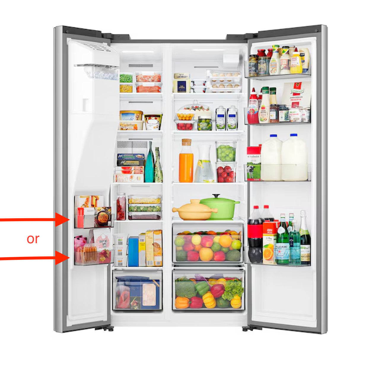 Hisense HRS290P5FSE Refrigerator Door Bin K2405424