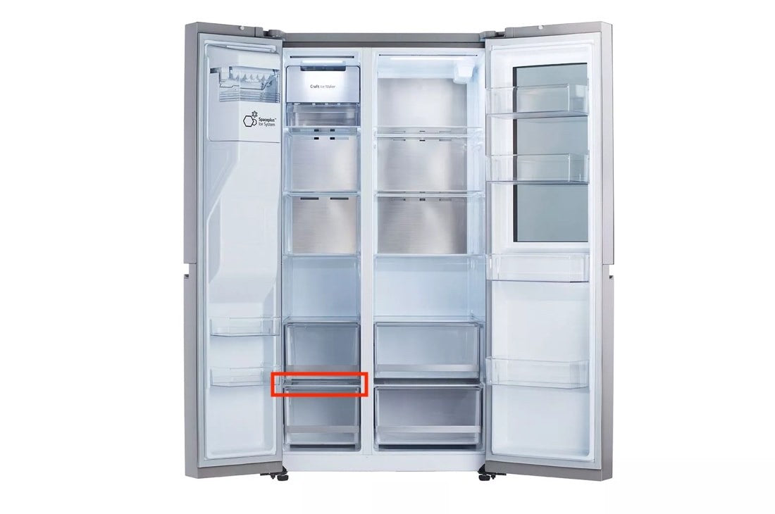 LG Refrigerator Freezer Crisper Drawer Glass ACQ30341204